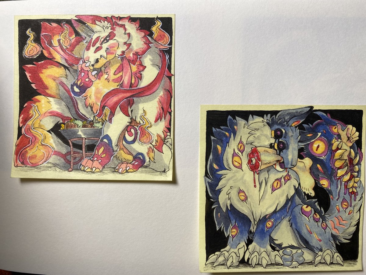 Hungry Bois on Sticky Notes