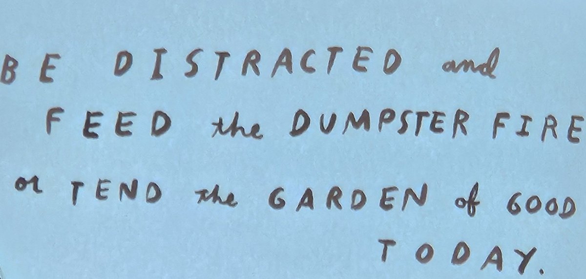 ThatMsMitchell's tweet photo. Will you be distracted or tend to the Garden? #weleadtx https://t.co/PvIZK0UpMv