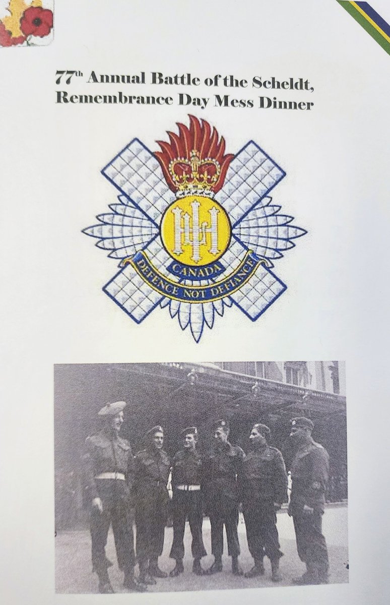 CO_RHFC's tweet photo. The RHFC WO's and Sgt's Mess hosted a great dinner this weekend. As we remembered the sacrifices of all who wore the uniform before us, we took special care to reflect upon the efforts of the HLI during the Battle of the Scheldt. https://t.co/5AU4kz6FoF