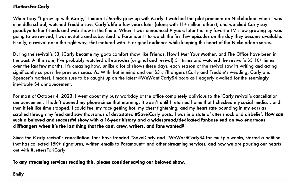 Emily | #SaveiCarly tweet media