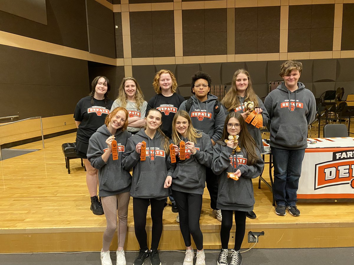 speechdebate192's tweet photo. Thank you to all who came to Farmington this weekend! It was an excellent showing with good debates—additionally, our debaters did phenomenal: 

We will see y’all at Highland Park! @tigerfarmington @FHS_Tigers_192 @rabaumann71 https://t.co/xCLY5Ow4sP