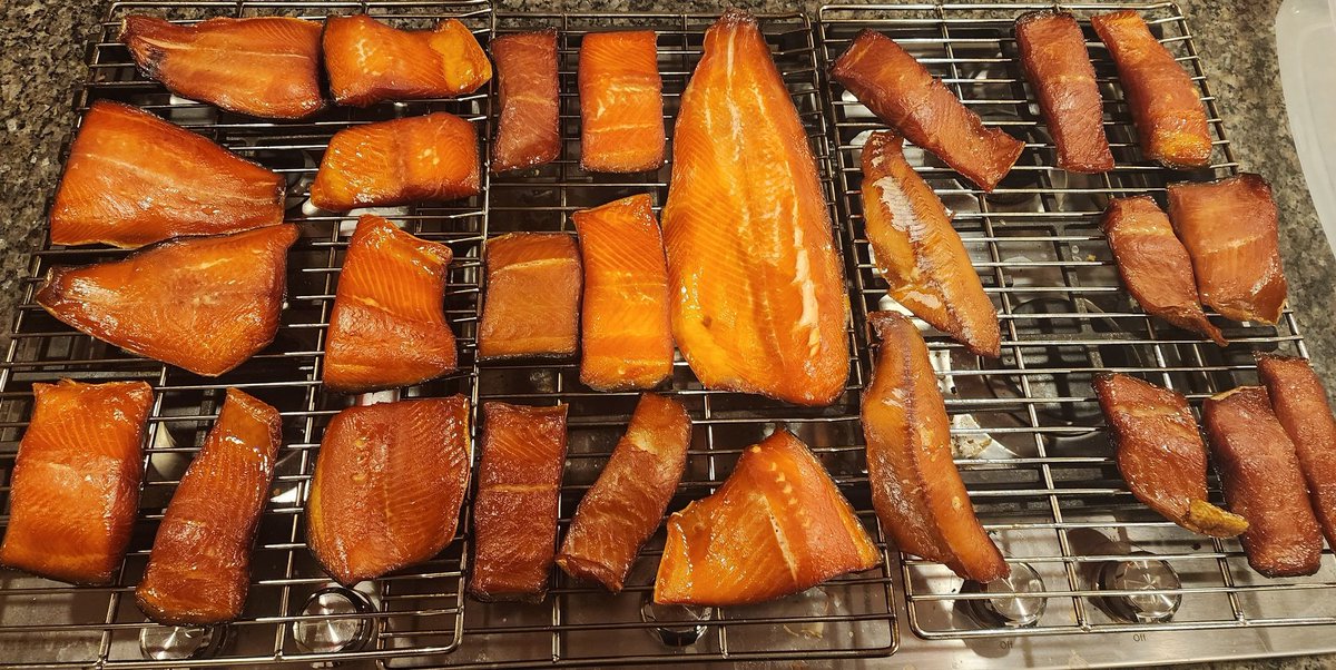 Ichthyprof's tweet image. It's that time of year!    I use Alder for #salmon exclusively.  It's my #pnw roots, and to me that's how smoked salmon is supposed to taste.