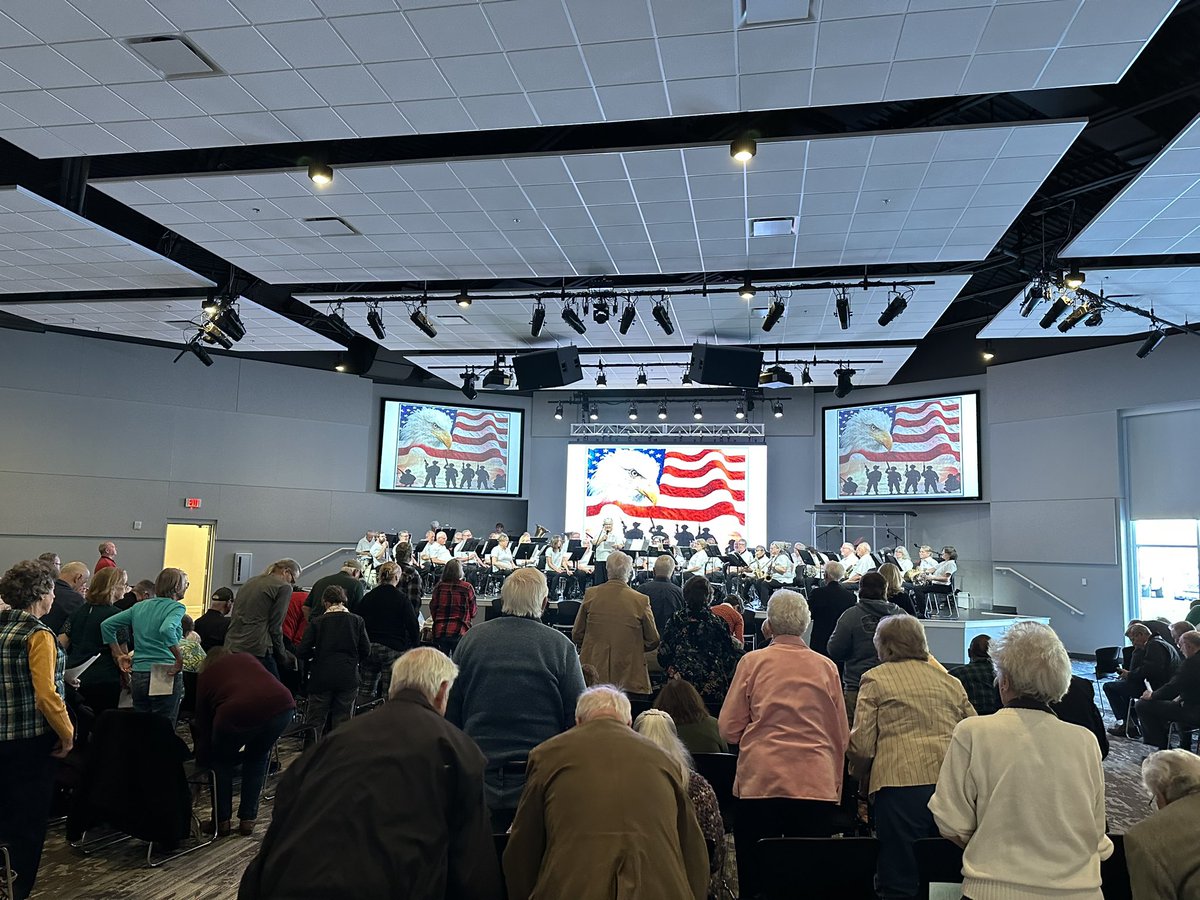 Cadets presented the colors at the Haywood Community Band Concert for Veterans. #Veteransweek2023