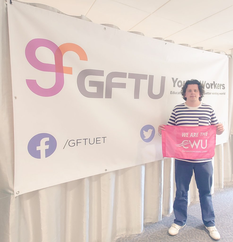 We had our young worker from Scotland No1 at the @GFTU1 Young Members Development Weekend Nov 2023! If you want to attend course like Andrew has at the GFTU, get in touch with your Branch Sec! #GFTUYMD23