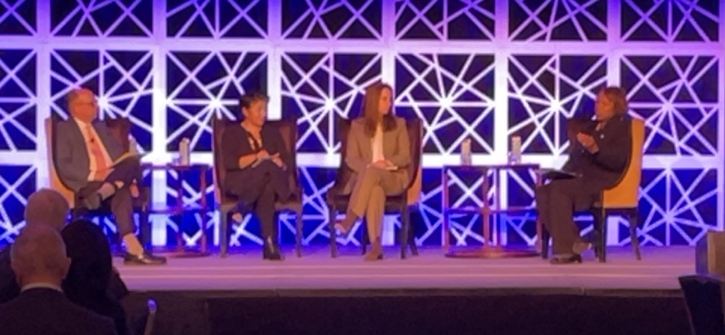 "We have the ability to use our voices, we have the ability to use our platforms, and we have the ability to energize our students around the promise of democracy," <a href="/ChicagoState/">Chicago State University</a>'s Zaldwaynaka Scott at the #AASCU23 opening plenary.