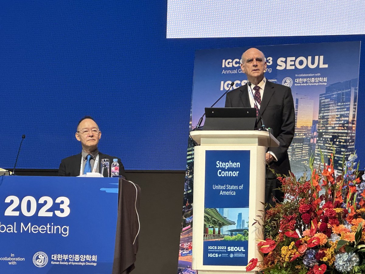 Congratulations prof fujiwara on an amazing conference and raising the tenor on the importance of palliative care for patients. Amazing presidential speaker Stephen Connor #igcs ⁦<a href="/IGCSociety/">IGCS</a>⁩