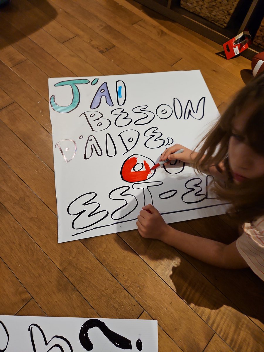 En préparation pour demain #greve #legault #prof #publique