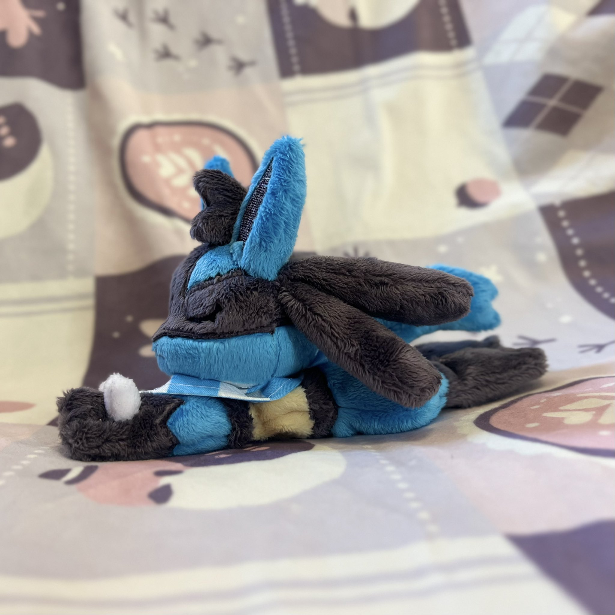 Shiny Lucario 8-bit Plush 