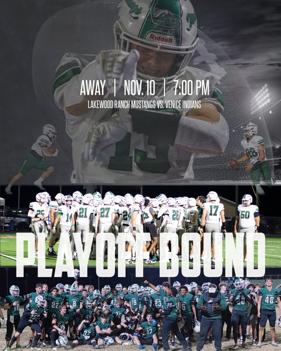 Our Mustangs are playoff bound for the first time in 11 years!! We are so proud of this team and are grateful for another week of Friday night lights!! #playoffs #fridaynightlights @MustangFootball @coach_p_lrhs @coachR0Ctreeguy @CoachGouldLRHS @CoachRo32 @CoachShack_
