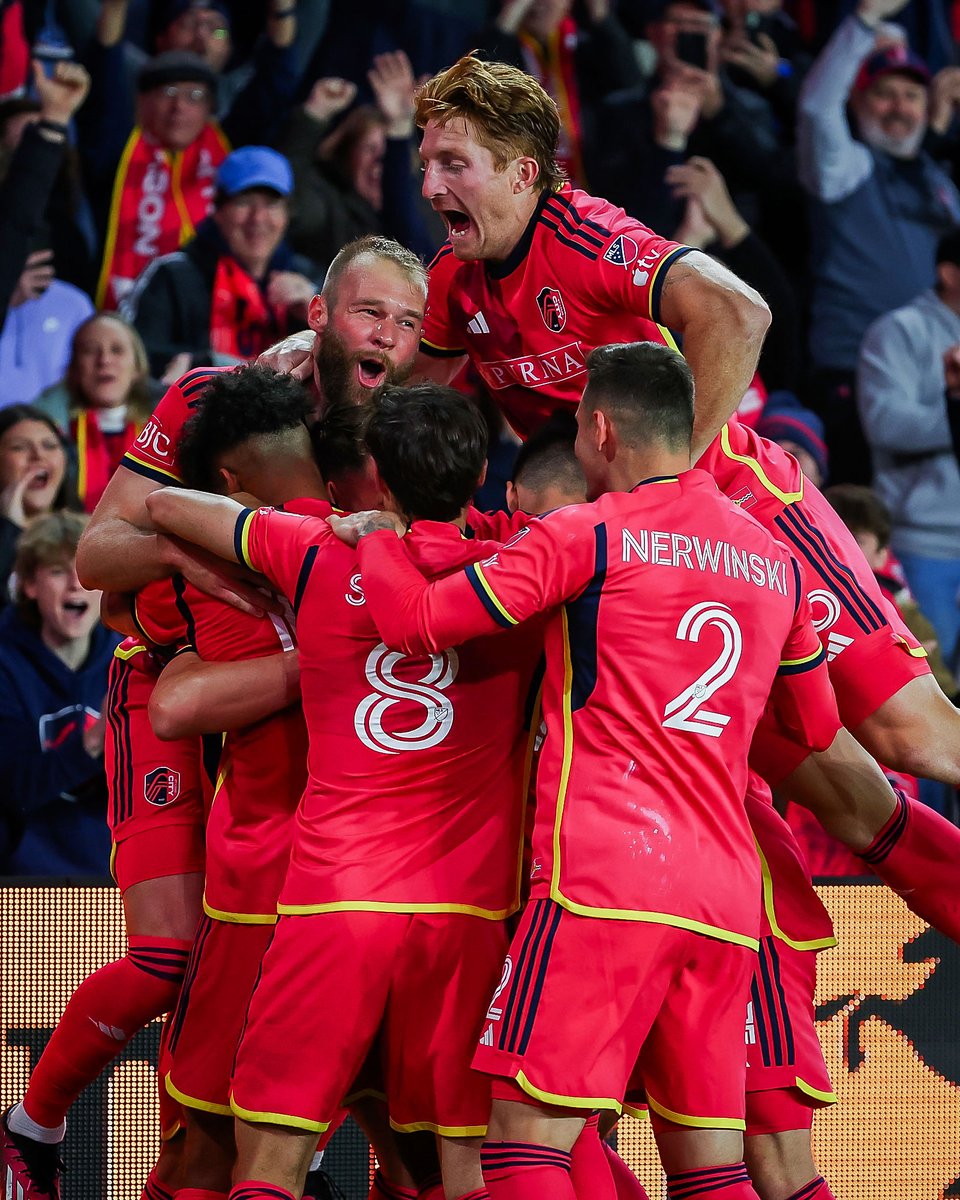 brfootball's tweet photo. ▪️ First expansion team to win their first four MLS games
▪️ First team to win their first five MLS games
▪️ Most wins by an MLS expansion club (17)
▪️ Best record in the Western Conference
▪️ Qualified for 2024 Concacaf Champions Cup

St. Louis City’s MLS season comes to an end but what a debut season it was 👏
