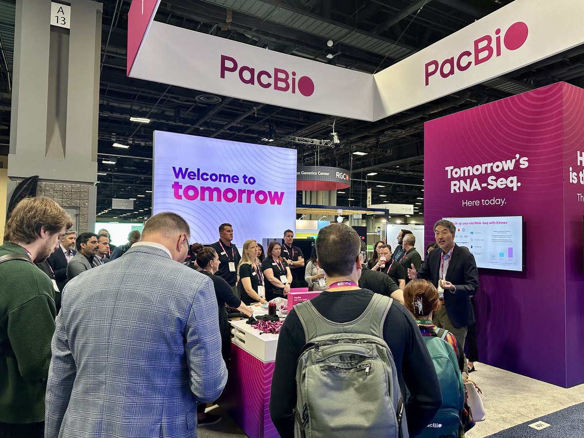 PacBio's tweet image. Thank YOU for making #ASHG23 an incredible experience! From attending our packed workshop and CoLabs to bringing your positive energy to the #PacBio party, here&apos;s to a bright future filled with more groundbreaking #genomics discoveries.🌟 #ASHG2023