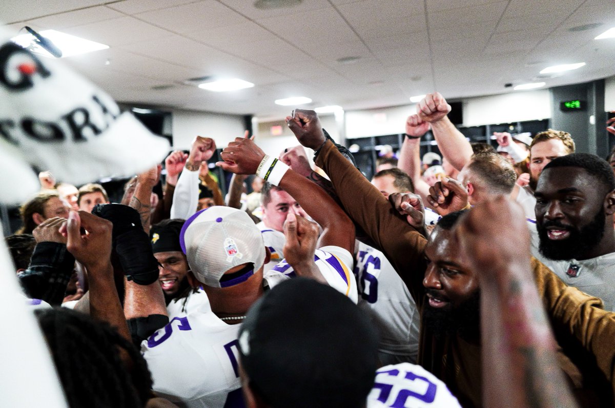 Vikings's tweet photo. This locker room 💜

📷: https://t.co/0bctQmavI6 https://t.co/EtQZsvLfdU