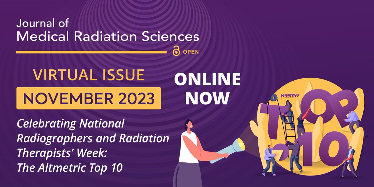 🌟 JMRS VIRTUAL ISSUE🎉

ASMIRT/JMRS are celebrating world radiography day all week!

Check out this virtual issue they have released to celebrate!🥳

Link:
🔗 loom.ly/38KWEcc

@ASMIRTorg
@JMRSjournal
@Wileyhealth