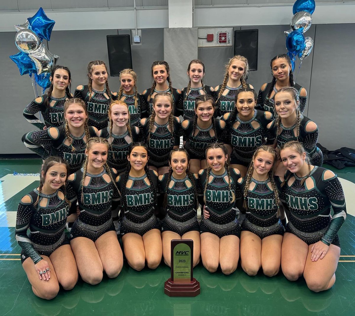 BMHSVC22's tweet image. First place and Grand Champions of the MVC for BMHSVC and First Place of the MVC for JV! Next stop, North Regional Championship! Welcome to the JUNGLE! 💚🐾 #ClawsOut @BMHS_Athletics