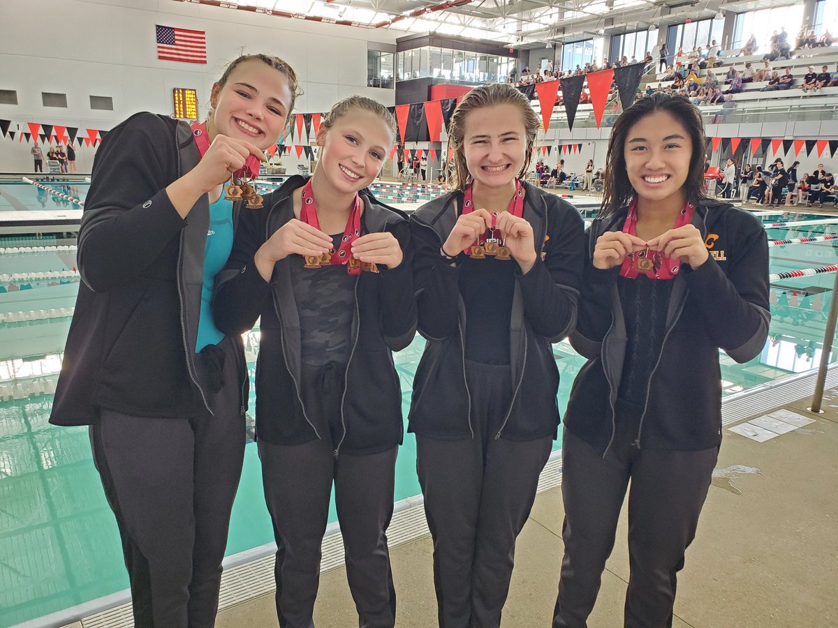 It has been 22 years since Grinnell has sent a relay to the state girls swimming meet! Go Tigers!!