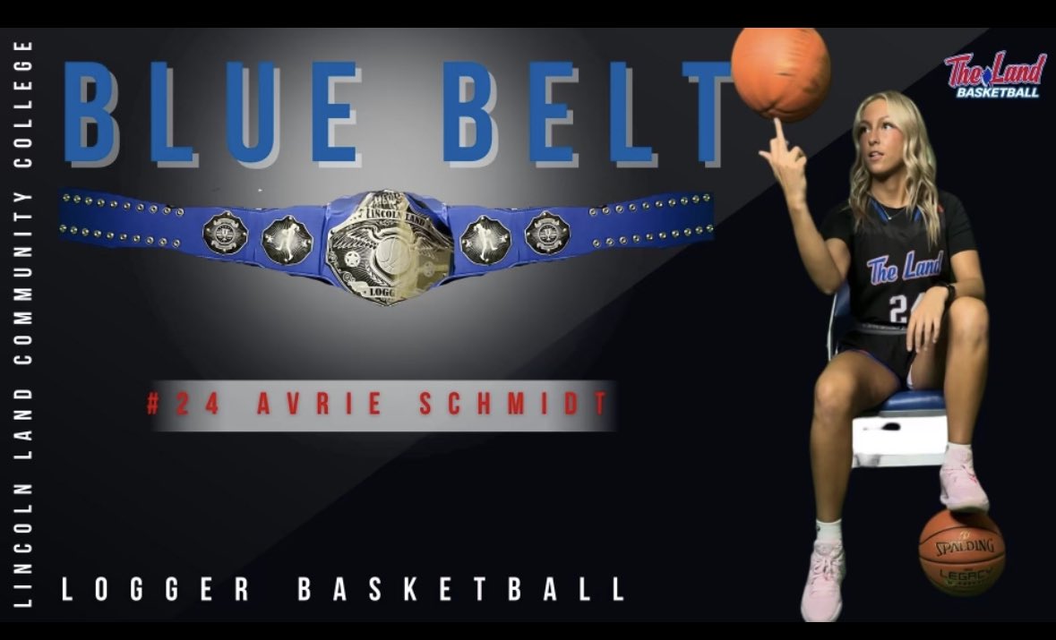 <a href="/AvrieSchmidt/">Avrie Schmidt</a> receives the Blue Belt Award for her 10 rebound, 19 point performance against Moraine Valley.