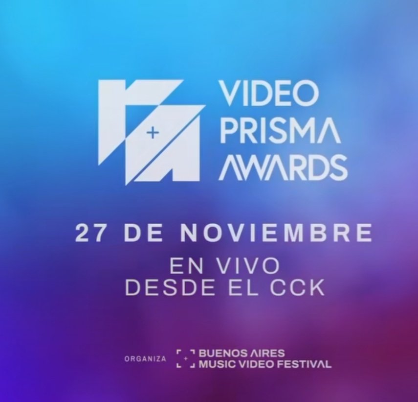 LaferteCharts's tweet photo. .@monlaferte está nominada en los premios “Video Prisma Awards” #BAMVFest.
Video del Año — “Tenochtitlán”
Mejor Video Latam — “Tenochtitlán”
Dirección de Fotografía — “Tenochtitlán”
Dirección de Arte — “Tenochtitlán”
Lyric Video — “Sasha, sissi y el circulo de baba” https://t.co/rNjPyKGt76