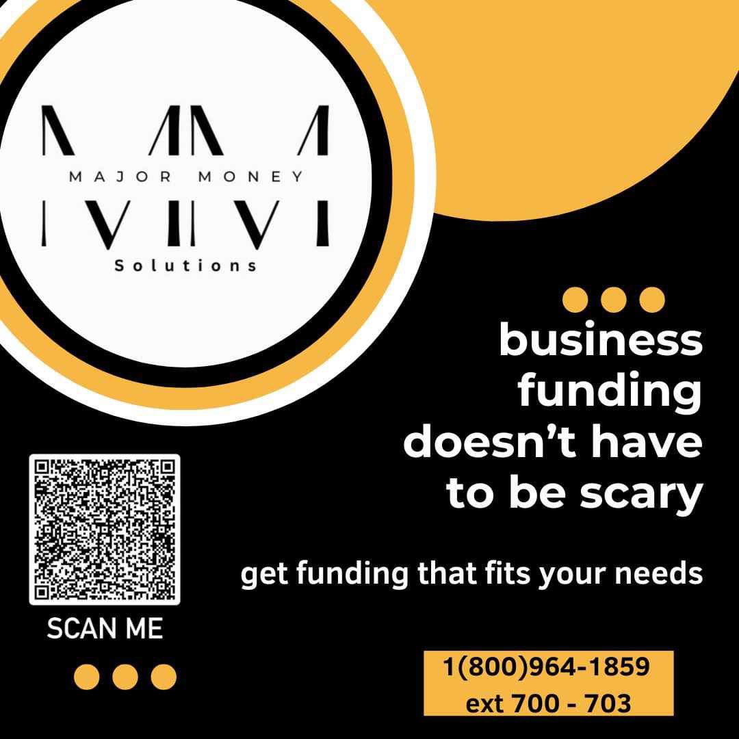 MMS__LLC's tweet image. For you MAJOR Business funding come see us!