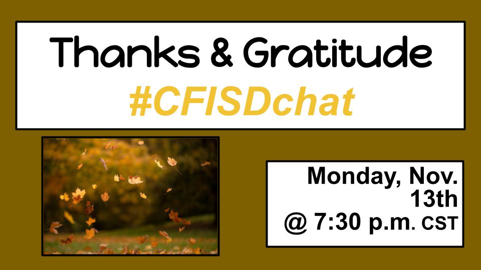 CFISDchat tweet media