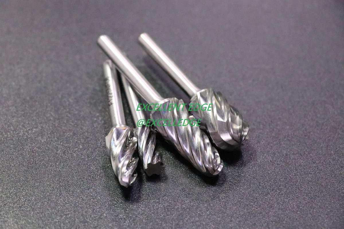 santychung's tweet photo. #CarbideBurrs #DieGrinderBits #BurrBits #RotaryBurrs #BurrCutter #Cuttingburr #EXCELLEDGE
D.c. 0.5mm to 25.4mm
Dia. of shanks: 1/8, 3, 1/4, 6, 8, 10
Single, Double, Nonferrous, Steel, INOX, Diamond Cut
#BurrSet #BurrKit #CarbideBurrSet #rotaryBurrset available #Deburing #SolidBur https://t.co/U3pjXWq4k0
