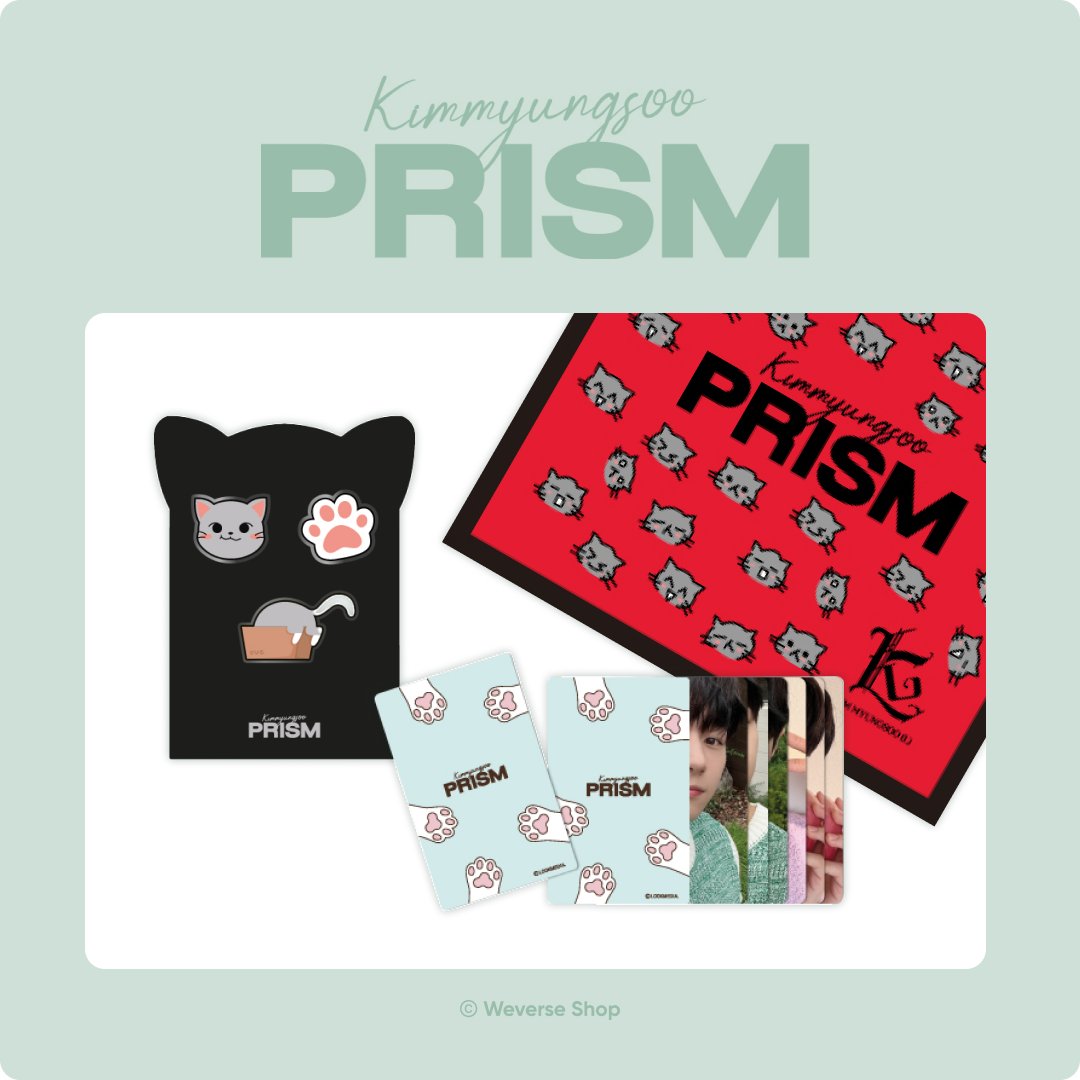weverseshop's tweet photo. 🔊 KIM MYUNGSOO(L)
FANMEETING PRISM 
공식상품 판매 안내💗

#김명수 #KIMMYUNGSOO (@LKMS_official) 와 
#OVE가 함께할 팬미팅 PRISM! 
공식상품과 함께하세요🤗

🗓️ 판매 일정 : 11월 6일(월) 11 AM ~ 11월 13일(월) 6 PM (KST)
🛒 #WeverseShop : https://t.co/8OX2rV76Lc https://t.co/EOtjC5lo5l