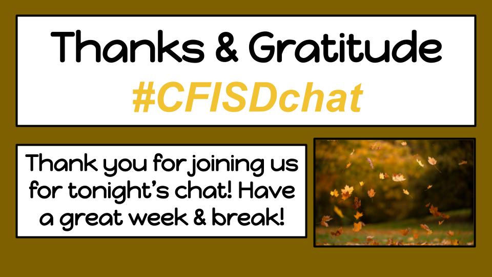 CFISDchat tweet media