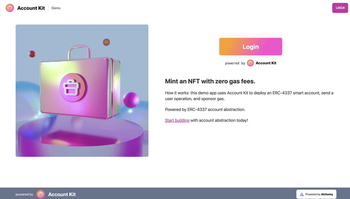 tgccrt's tweet image. 📢   Potential project: Alchemy - Mint an NFT with zero gas fees on Arbitrum - Raised $563.9 million - Backed by a16z

Minting a FREE NFT to get a chance to have a airdrop in the future as Aptpos

⏭️   Link to join: gasless-nft-minter-v2.vercel.app

🎁Reward: Get free #NFT Celebrating…