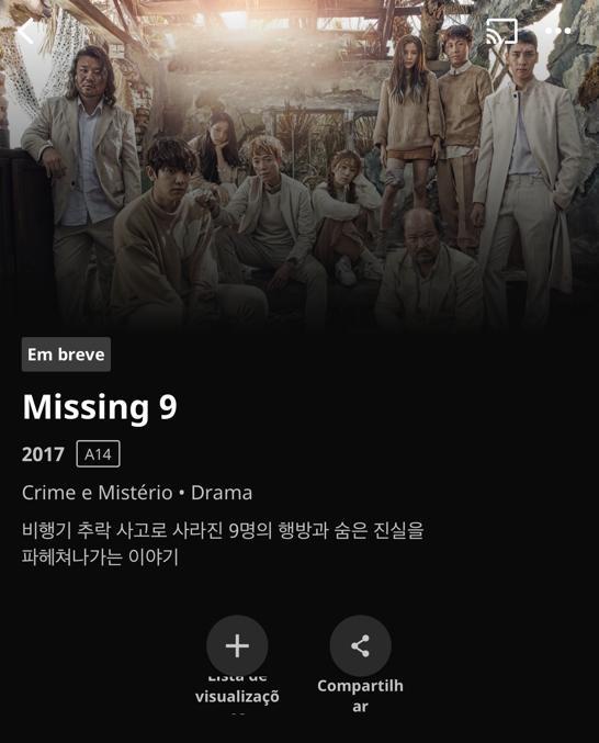 JungKyungHoBR's tweet photo. 📸| ANOTEM NA AGENDA! #MissingNine vai estrear no Viki daqui 4 dias! 🥳
O drama de 2017 conta a história de 9 pessoas que desapareceram em um acidente de avião e a verdade oculta por trás disso. https://t.co/XZgA1zHDVW