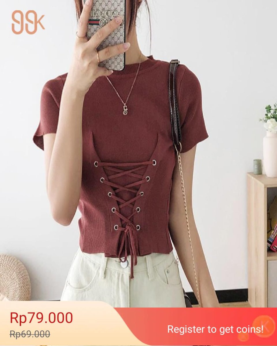 99k Outlet Korean Knit Rope Blouse / Atasan Wanita dengan diskon -14%! Hanya Rp79.000! Dapatkan sekarang di 99k Outlet!
Kode undangan saya: W0069848
 99koutlet.page.link/eLR3