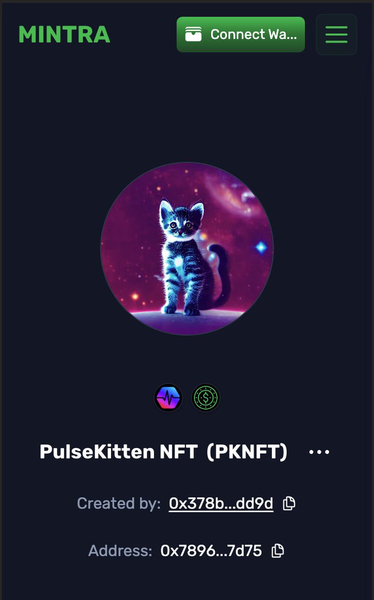 Yield boosting PKNFTs now listed on @mintraio 

#MemeFI #NFT #PulseChain 

app.mintra.ai/collection/0x7…