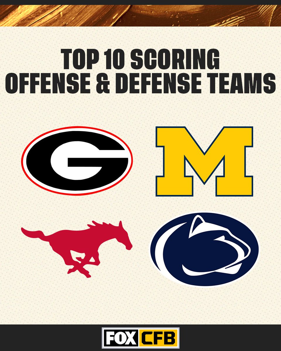 Top 10 Scoring Offense 🤝 Top 10 Scoring Defense

Only 4 teams can say they have both 💪
