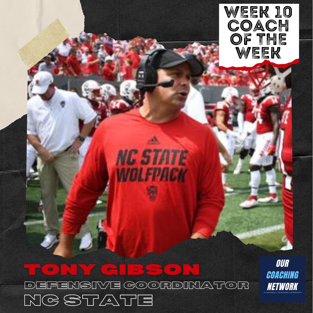 🏈Defensive Coordinator of the Week 🏈

Following <a href="/PackFootball/">NC State Football</a>'s 20-6 win against Miami <a href="/CoachTonyGibson/">Tony Gibson</a> is our National FBS Defensive Coordinator of the Week👏

Held them to just 2 FGs, 23% on 3 &amp; 4th down &amp; had 4 Turnovers📈

Coach of the Week🧵👇