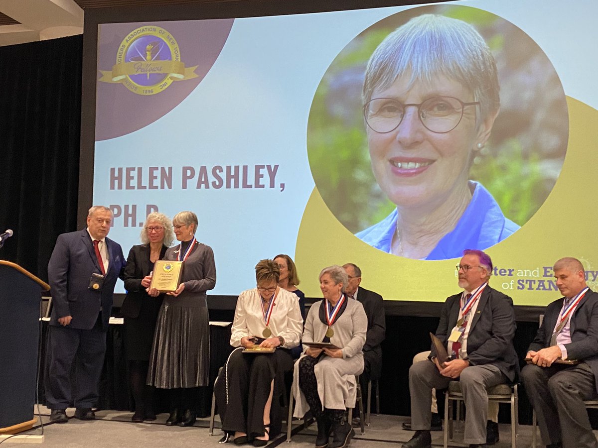 Congratulations to my colleague and my friend Dr. Helen Pashley inducted at a Fellow @STANYSorg    So deserving!!! ❤️@NSTA