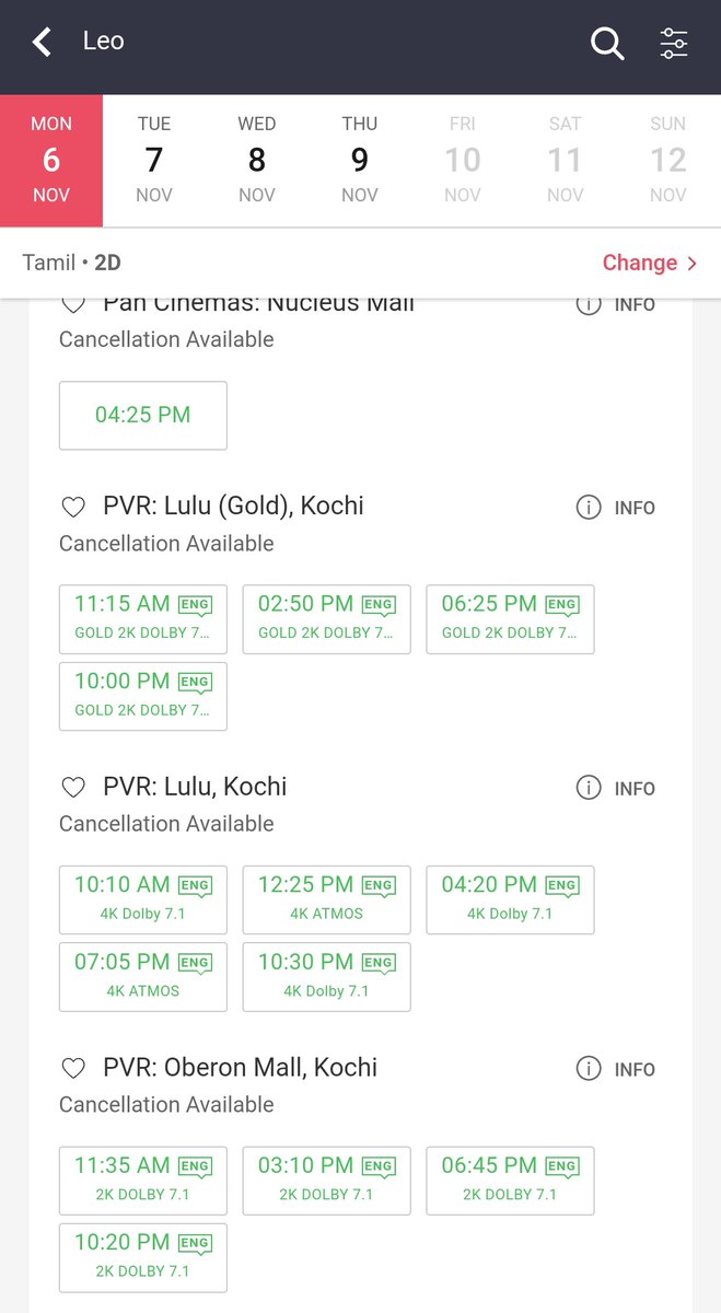 saniyansak34420's tweet photo. Kerala Nov 6th -🟢
Washout Movie in Kerela which is running with empty seats 💺!!only weekends gets 40 to 50℅ Audience past 3 weeks.
#LeoScam #LeoDisaster
#Fraud7ScreenStudios #LeoGreenRevolution https://t.co/aWVwiI1ndA