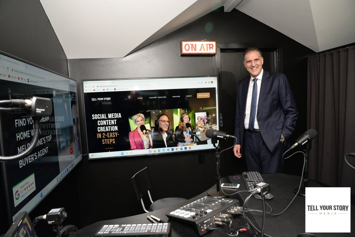 TYSMediaStudio's tweet photo. Hire Studio Space 🎙️  Located inner west of Melbourne

🌟  Two in studio hosts/presenters desirable, three in studio hosts/presenters also possible.

Learn more and enquire, visit 🌐  https://t.co/6q7DtdBVgD, dm or email pat@tysm.com.au 

#tellyourstorymedia #videocontent https://t.co/hwt6g8fUGF