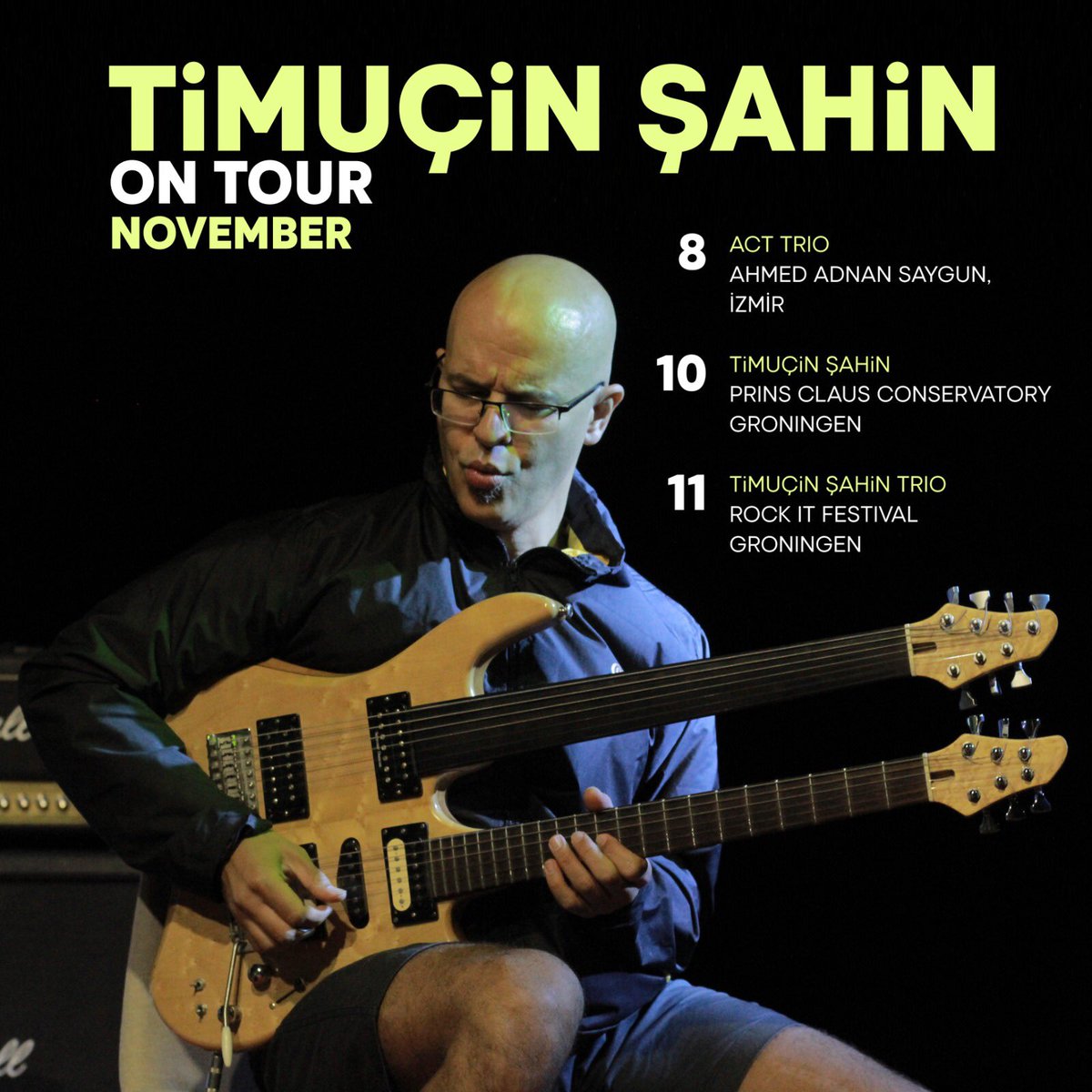 This week:
8 nov @ Ahmed Adnan Saygun with ACT in Izmir/TR
10 nov-Masterclasses @PClausConserv 
11 Nov@ Rock it Festival in
Groningen /NL