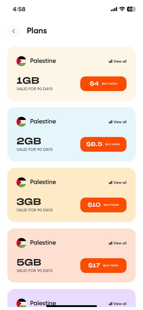 HERE’S HOW TO DONATE E-SIMS TO SOMEONE IN GAZA -download the app Simly simly.io -search for Palestine -buy one of the options (5gb is good - this is what I’ve been buying) -screenshot the QR code -send the screenshot to gazaesims@gmail.com #ConnectingGaza