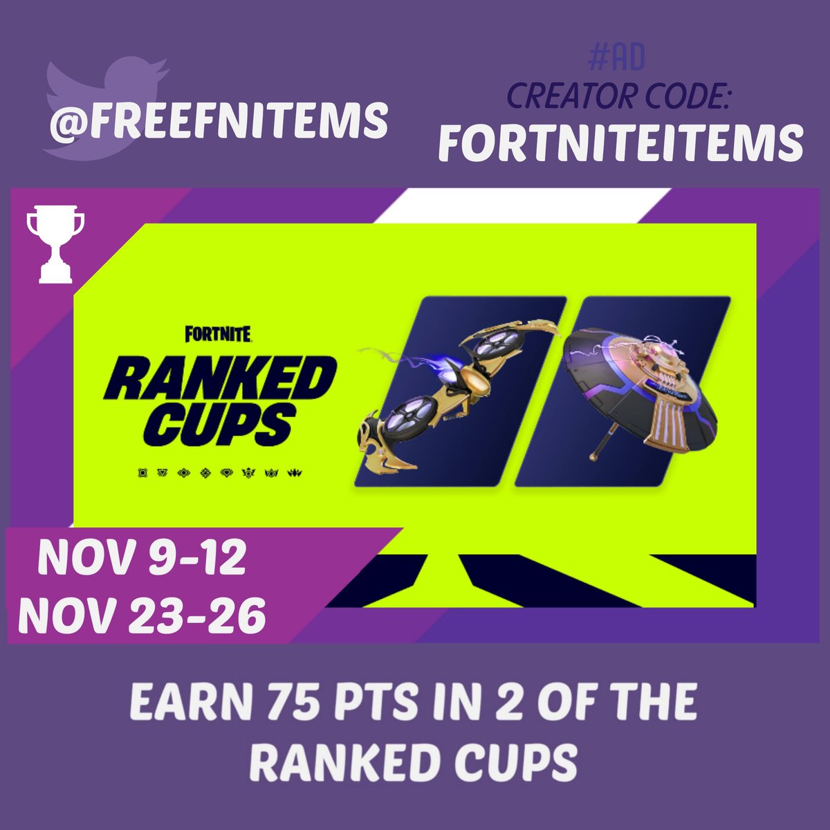 A guide to Fortnite Ranked Cups and exclusive rewards 