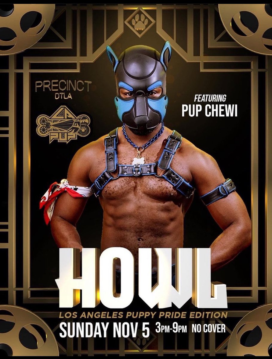 LAPupPride's tweet image. Happening Now at the Precinct @ghostpupdume’s smash hit, Howl at @precinctdtla! Come meet up with some of the contestants and the rest of the pup community at this incredible community event!