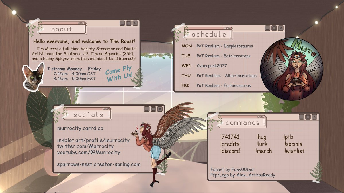 Murrocity's tweet photo. Here's my #schedule for next week!
Lots of #RealismRP on #PathofTitans in the works, & a day of #Cyberpunk2077 to dig into Phantom Liberty!
Come Fly With Us!!! π§‘
#Murrocity #Twitch #stream #VTuber #TheFlock #Daspletosaurus #Eotriceratops #Albertaceratops #Eurhinosaurus https://t.co/jtj0C4mu4o