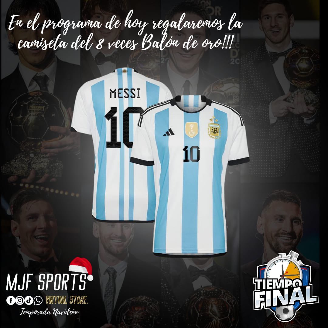 Hoy tenemos la rifa de la camiseta de Messi en la Selección de Argentina. Para participar reporta sintonía y comenta sobre el Campeonato Nacional o la Selección Nacional. 🇨🇷