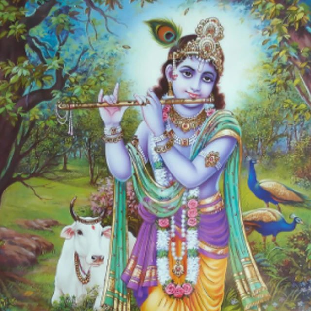 🌼 I salute your lotus-like feet with love for you, Oh Lord with lotus-like eyes, Oh most pretty one, Ok Krishna, oh son of Nanda, Please drive away my problems and take care of me.🌼🙏 'श्री कृष्ण गोविंद हरे मुरारे, हे नाथ नारायण वासुदेवा'.