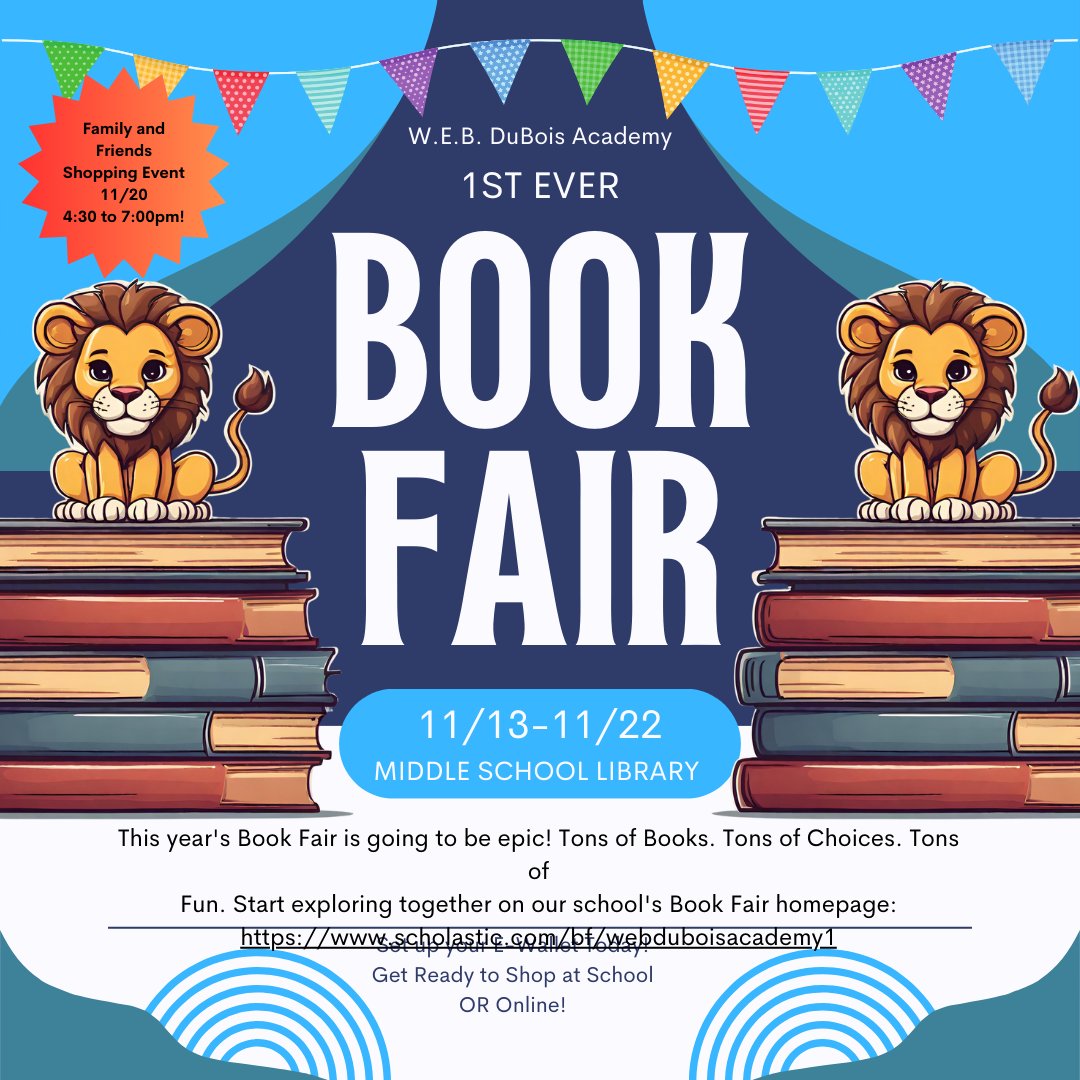 Kate Barrows (@msb_duboislms) on Twitter photo It's happening! Our 1st book fair!!! <a href="/DuBoisAcademy/">DuBois Academy</a> <a href="/MrPeake_Dubois/">Mr. Peake</a> <a href="/WEBDuBoisATH/">W.E.B DuBois Academy Athletics</a> <a href="/WEBDubBall/">W.E.B Dubois Academy Basketball</a> <a href="/MonicaHunter15/">Principal Hunter</a> It's happening! Our 1st book fair!!! <a href="/DuBoisAcademy/">DuBois Academy</a> <a href="/MrPeake_Dubois/">Mr. Peake</a> <a href="/WEBDuBoisATH/">W.E.B DuBois Academy Athletics</a> <a href="/WEBDubBall/">W.E.B Dubois Academy Basketball</a> <a href="/MonicaHunter15/">Principal Hunter</a>