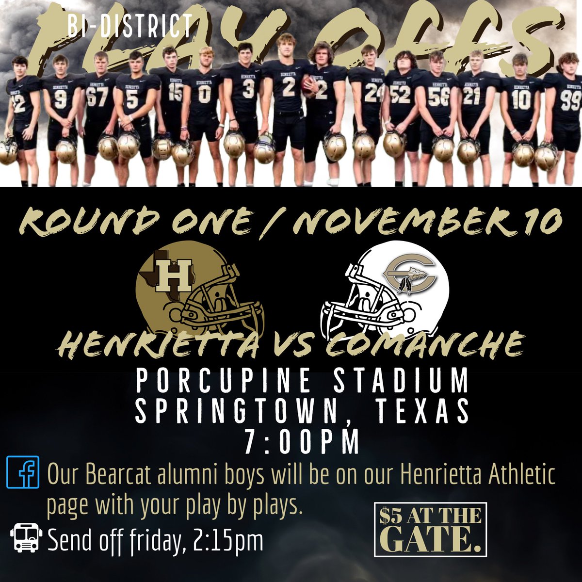 See y’all there, Bearcat Country! 

#theGoldStandard #all_in