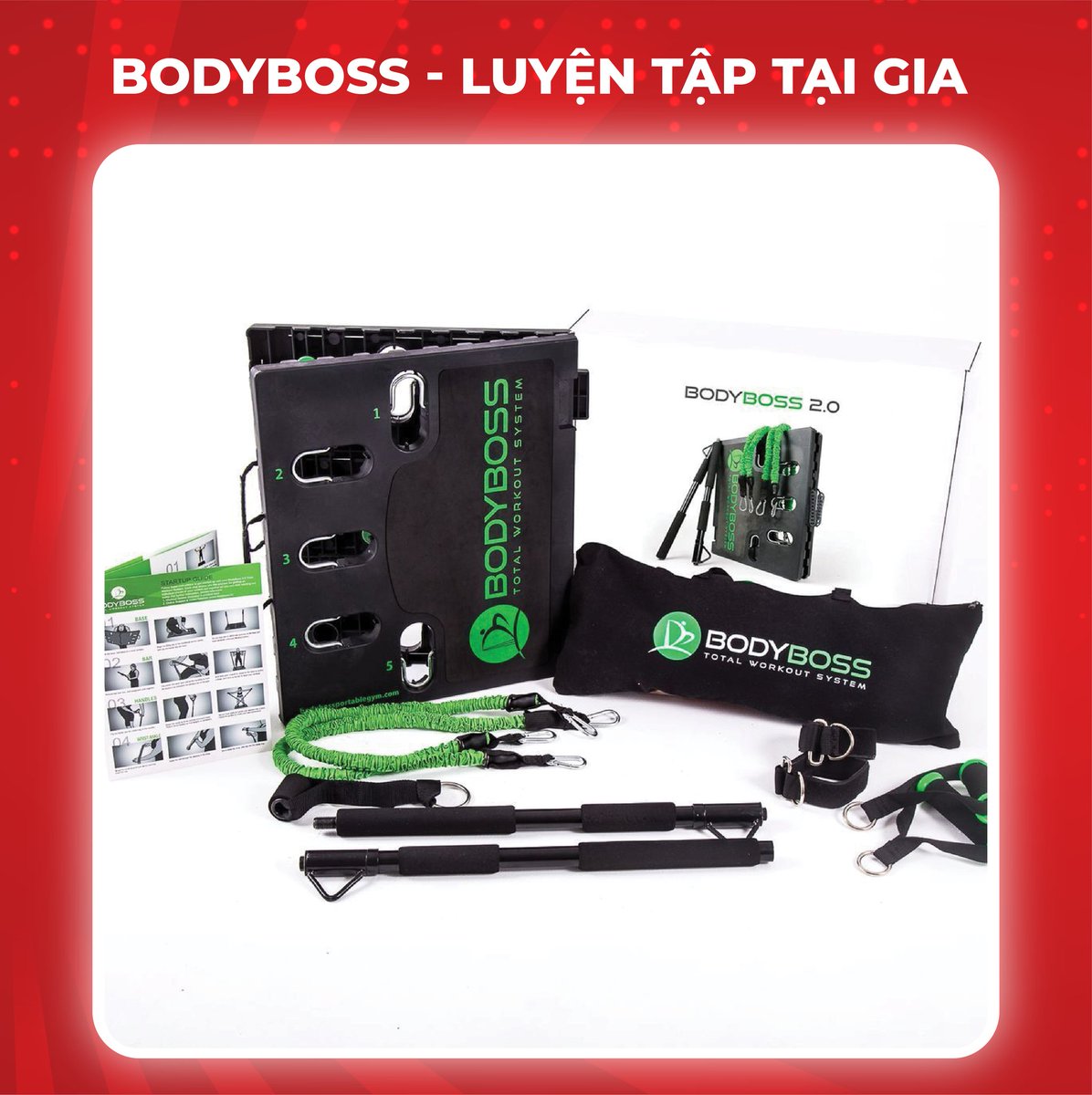 thethaosport1's tweet image. Nhỏ nhưng có võ, BodyBoss là bộ dụng cụ sẽ mang tới cho bạn một body đẹp và chuẩn ngang ngửa phòng gym chuyên nghiệp với những hiệu ăng tuyệt vời. #sport1 #vietnam #bodyboss #tapluyen #thethao