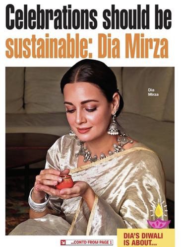 Featuring our most loveable, inspirational #WarriorMom @deespeak in her sustainable celebrations for Diwali; How are you celebrating your #Diwali? m.timesofindia.com/entertainment/… via @Shivika95 @DelhiTimesTweet