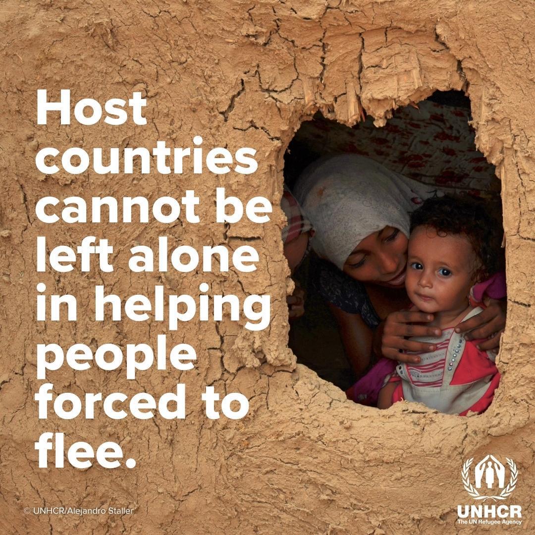 Host countries cannot be left alone in helping people forced to flee find stability, safety and the means to rebuild their lives. We must step up our support, yet funding continues to fall short.
