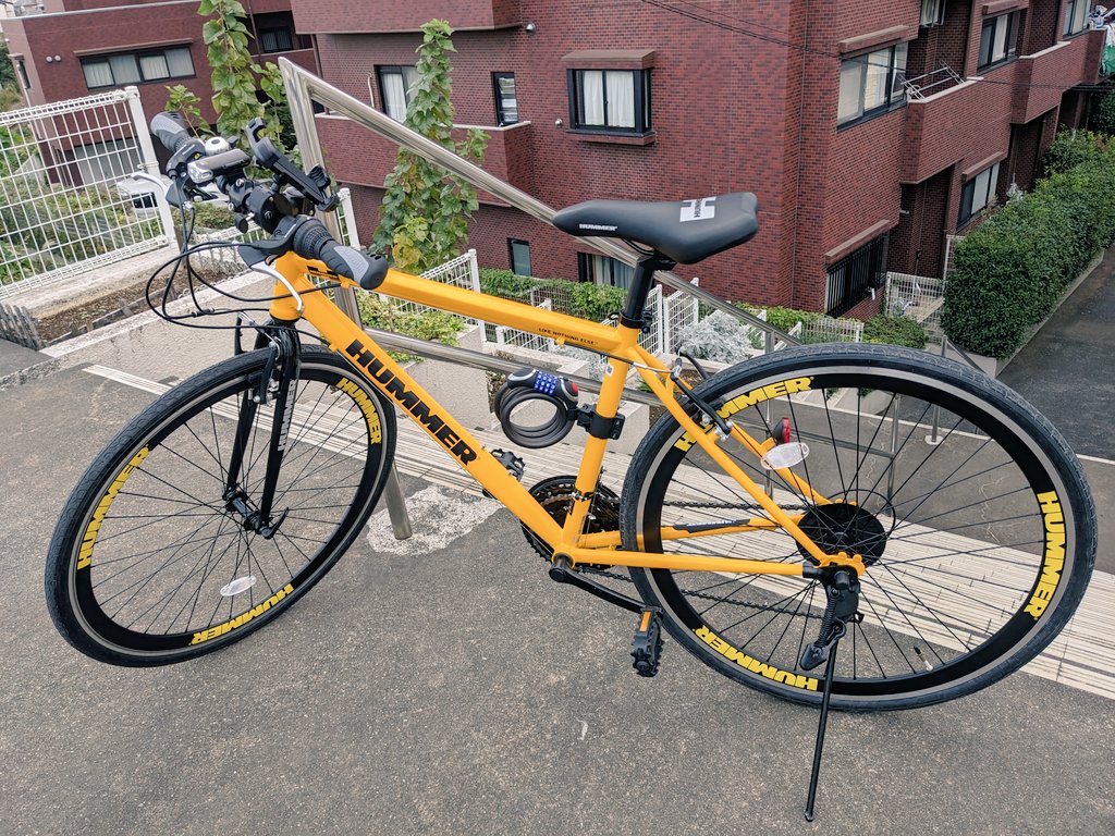 「自転車を買った。 色が可愛すぎ。」|秋乃えるたそのイラスト