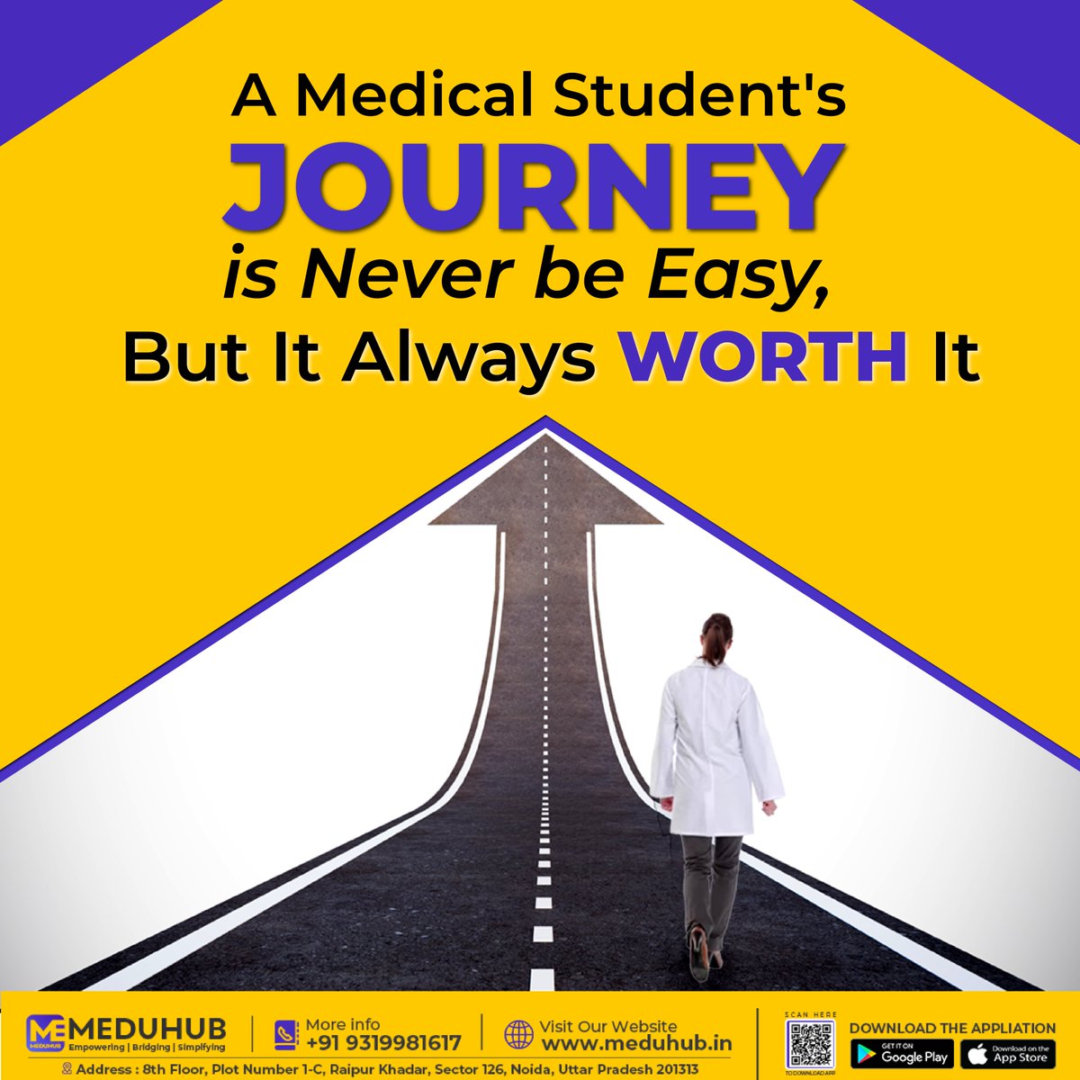 Medu_hub's tweet image. The road to becoming a doctor is paved with challenges, but also with rewards. 
.
.
#neet20024 #MondayMotivation #meduhub