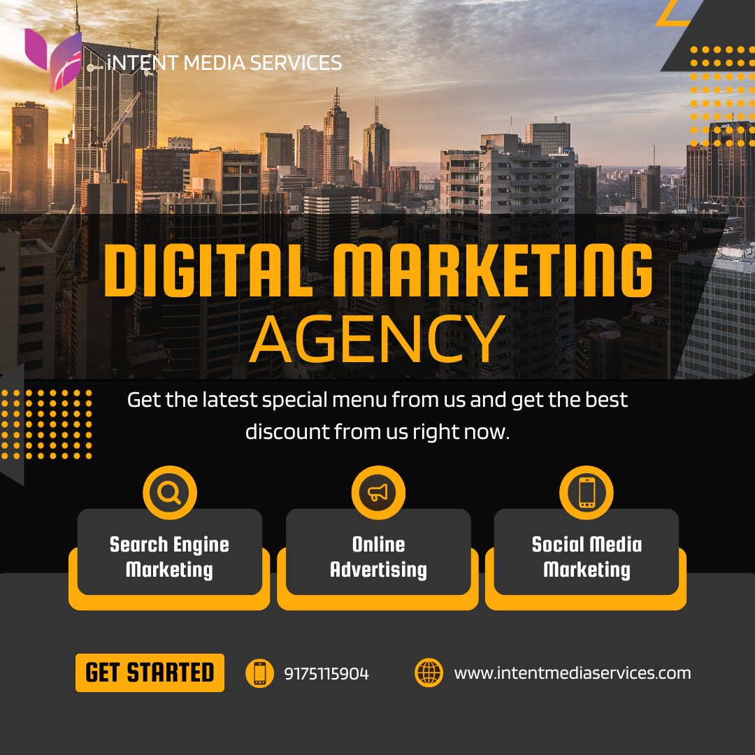 IntentMedia's tweet photo. From branding your business, designing your website and optimizing it for higher rankings in search engine results to creating and executing complete digital marketing strategy for you.
#trending #onlinebusiness #onlineadvertising #digitaladvertising #digitalagency https://t.co/1BzK8iFHgh